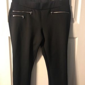 Faux leather leggings